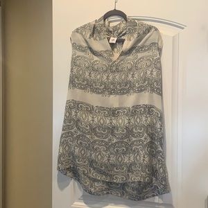 Vintage Sheer CAbi V-Neck Top